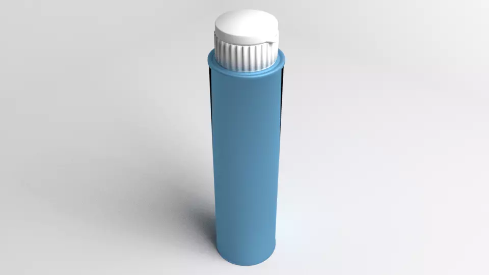 Bottle Shampoo 5 3D model_0