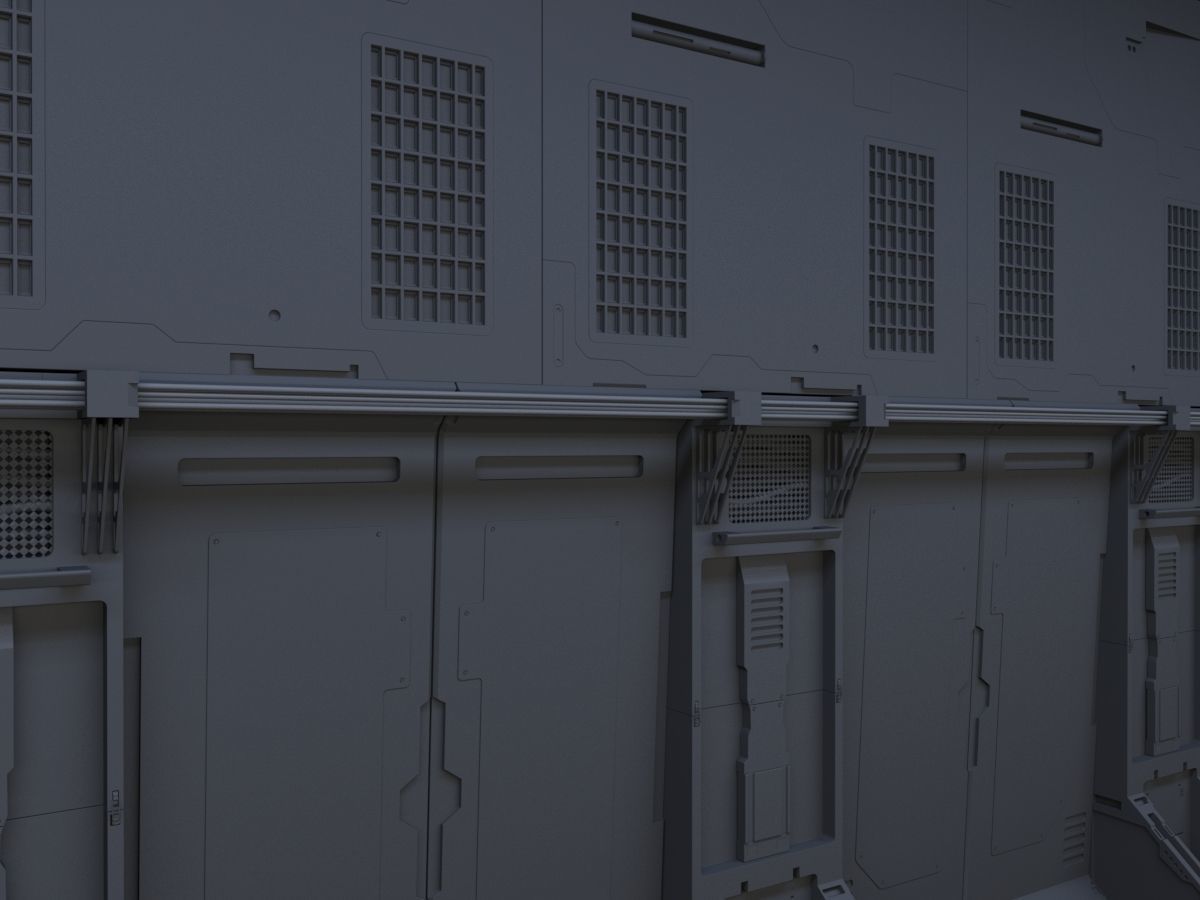 wall and flor asset V2 3D model_8