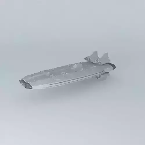 The Gladius spaceship Free 3D model
