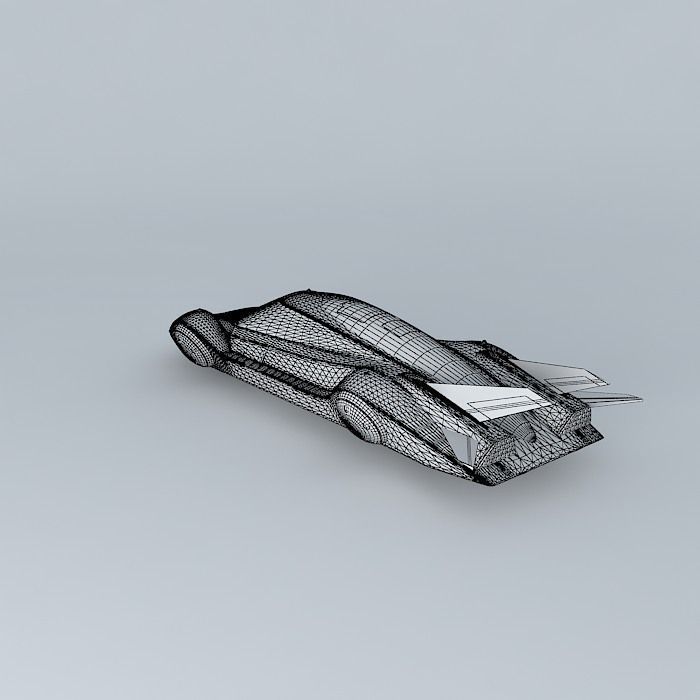 Flying Car Free 3D model_4