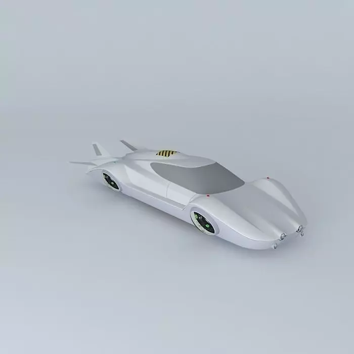 Flying Car Free 3D model_0