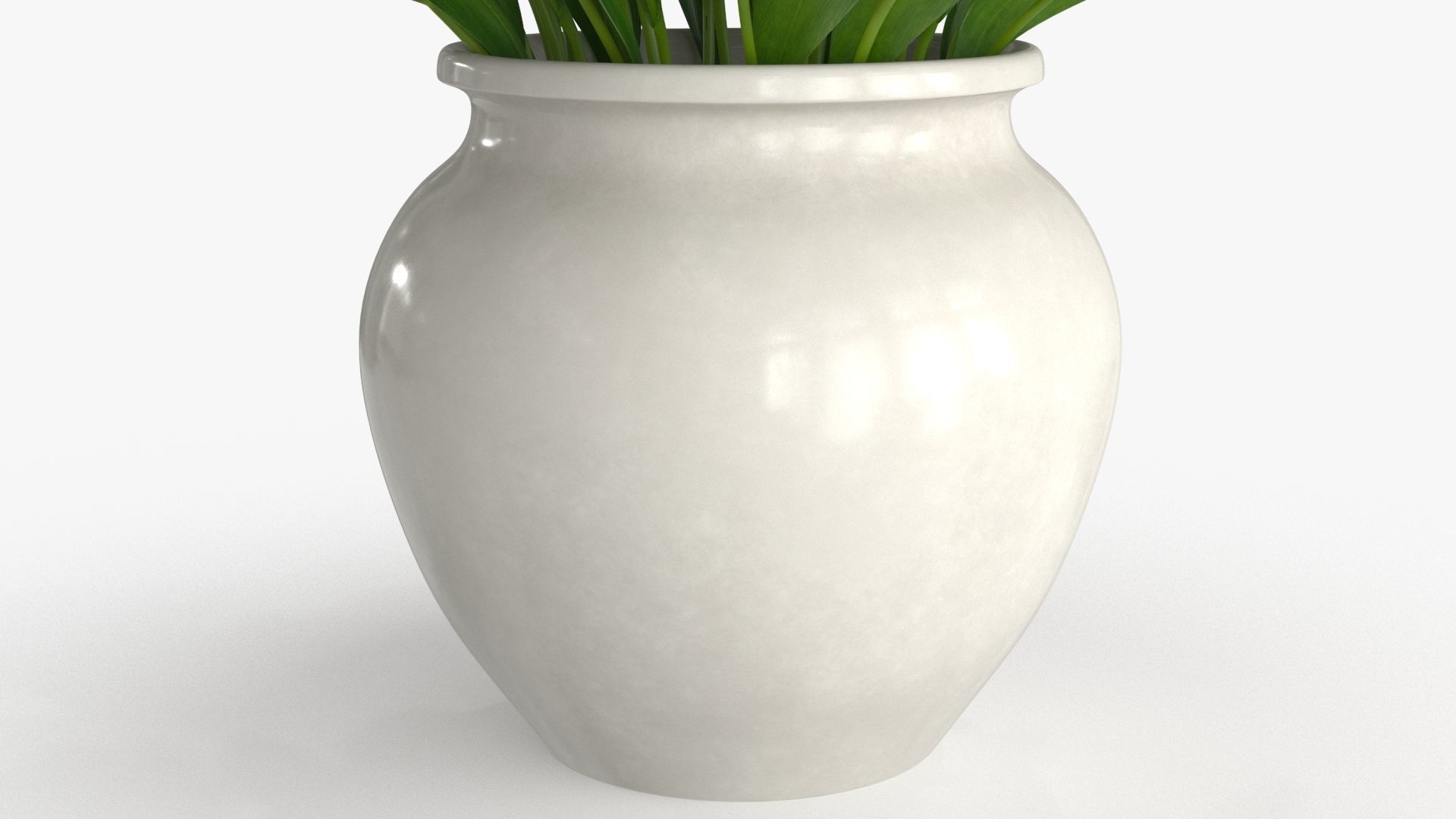 Tulip Bouquet Flowers Low-poly 3D model_11