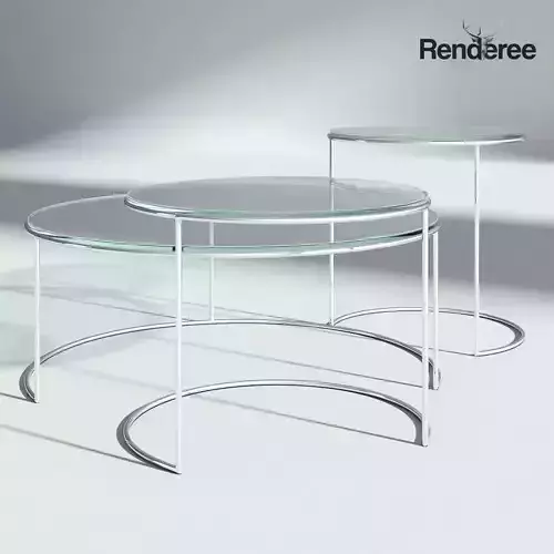 Round Coffee Table Set