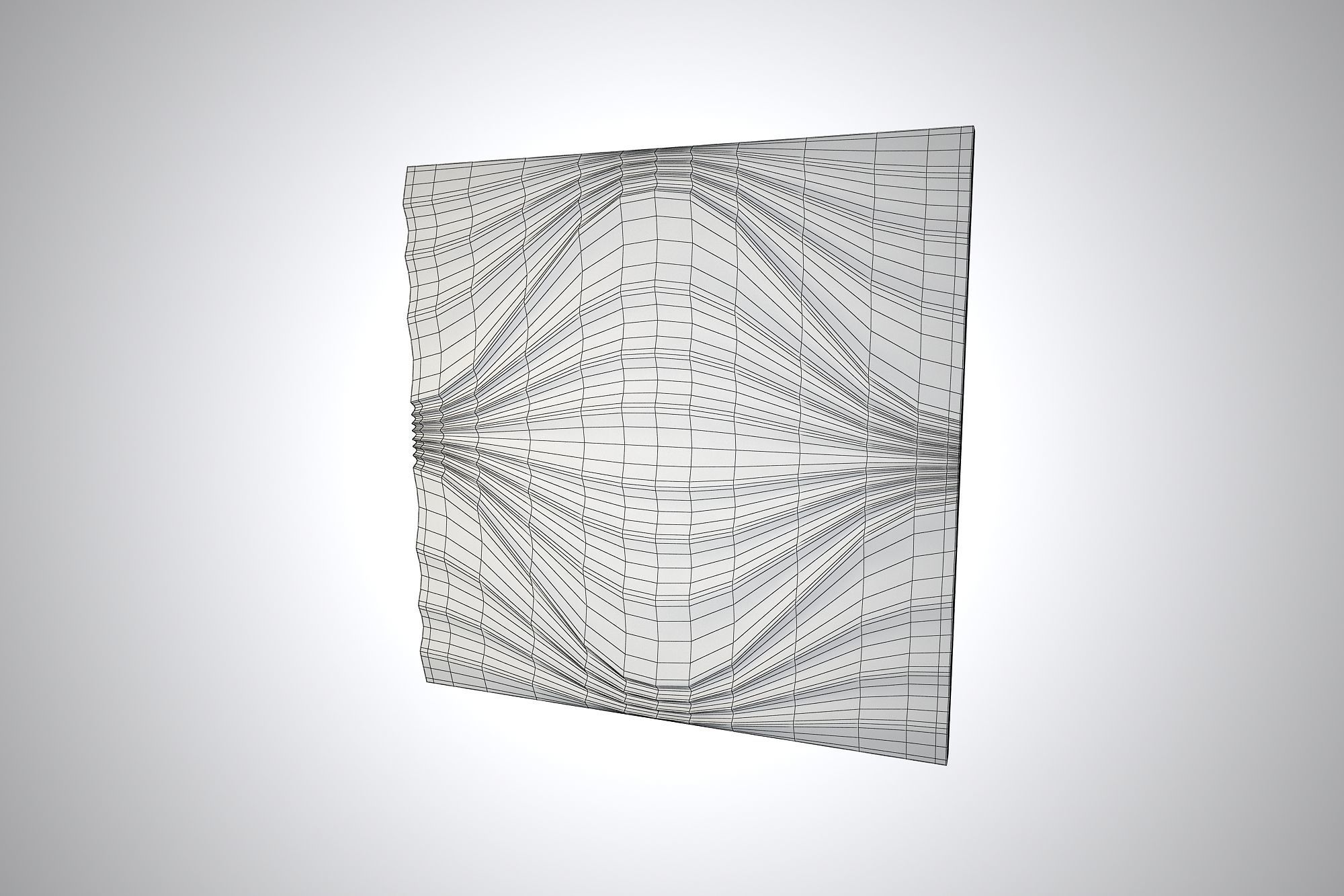 01 DECORATIVE WALL MOLD Low-poly 3D model_9