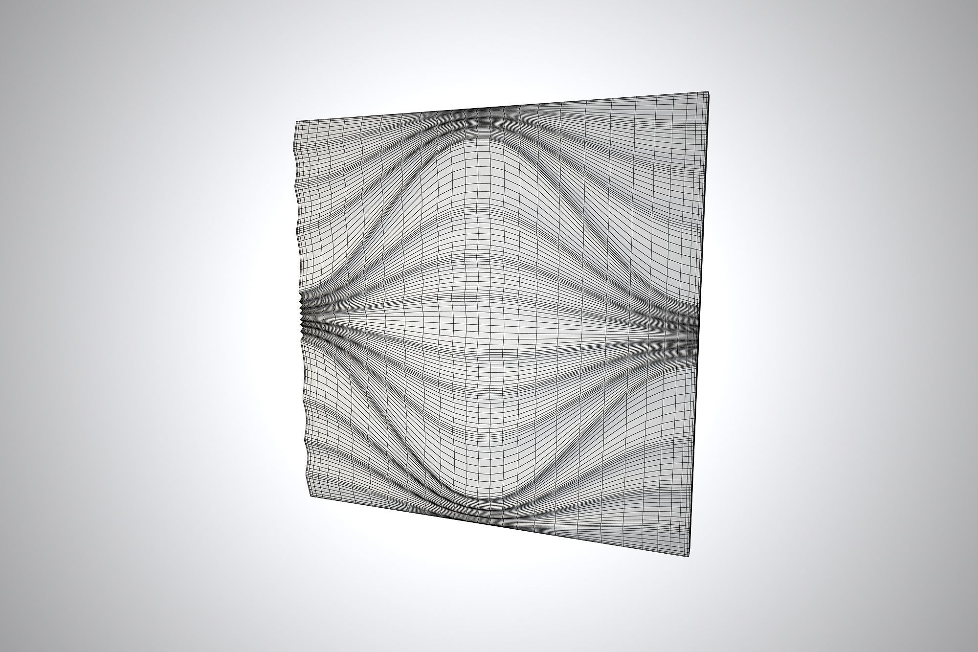 01 DECORATIVE WALL MOLD Low-poly 3D model_10