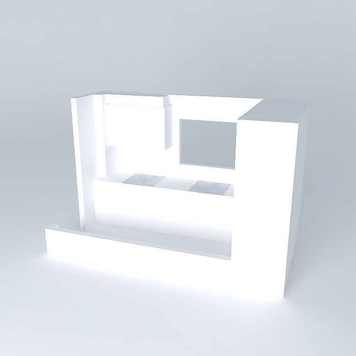 Kitchen project 3D model_1