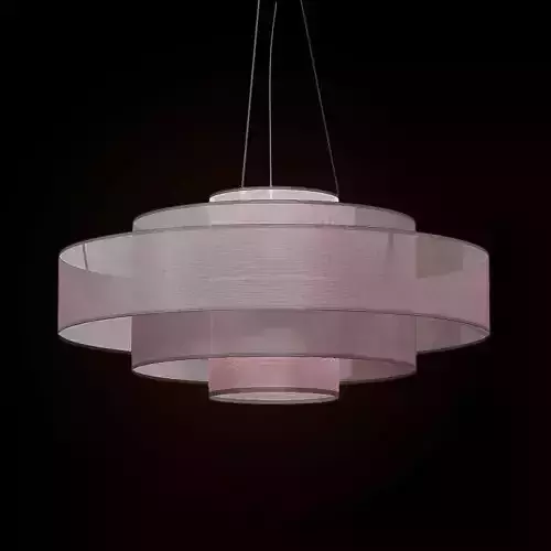 Ochre Cloud Shade Pendant 3D model