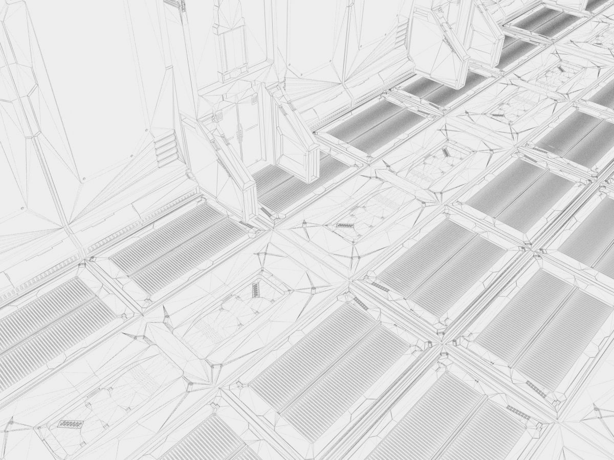 wall and flor asset V3 3D model_12