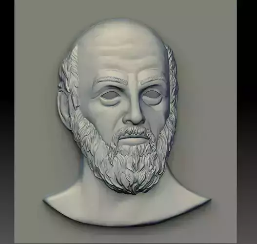 Hippocrates relief  cnc 