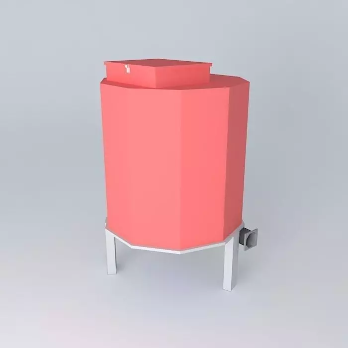 Tarax Tank for Wood Chips boiler Free 3D model