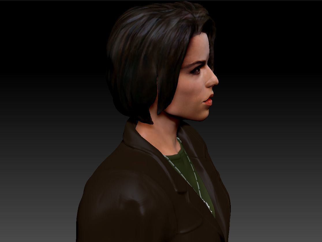 Neve Campbell as Sidney Prescott from Scream 1 2 3 4 textured 3D print model_32