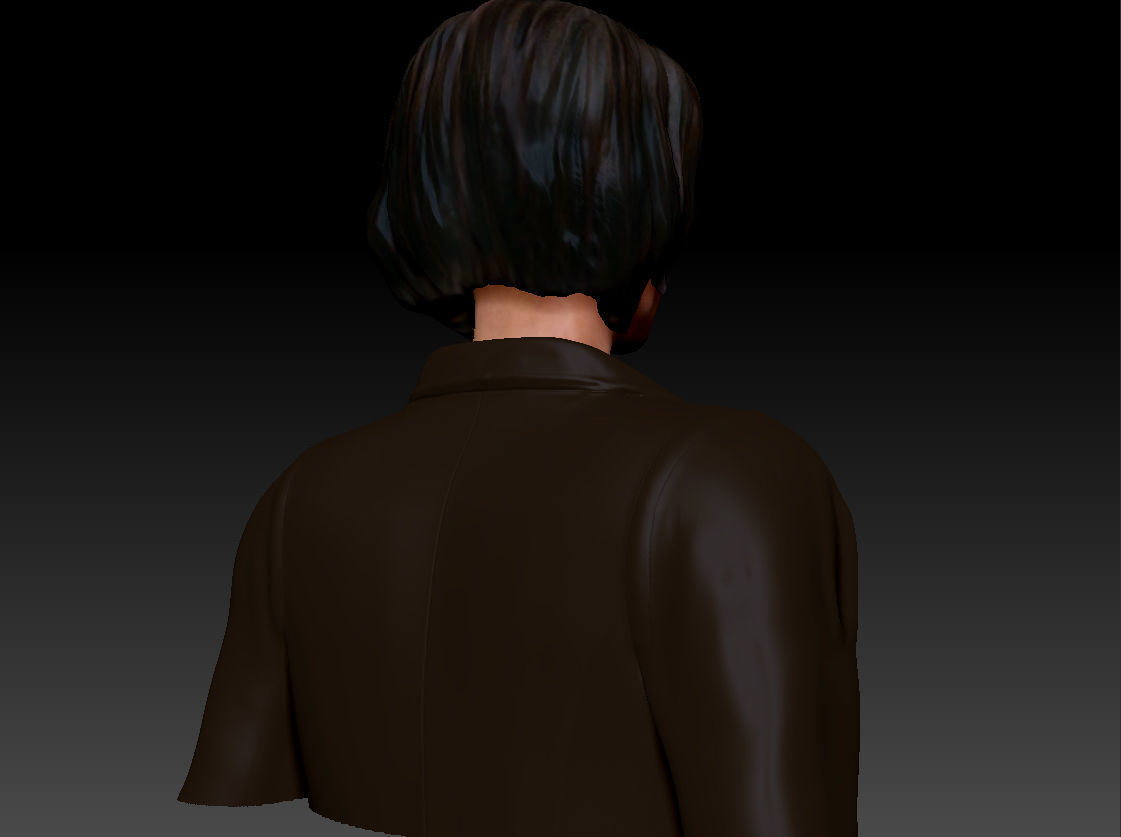 Neve Campbell as Sidney Prescott from Scream 1 2 3 4 textured 3D print model_35