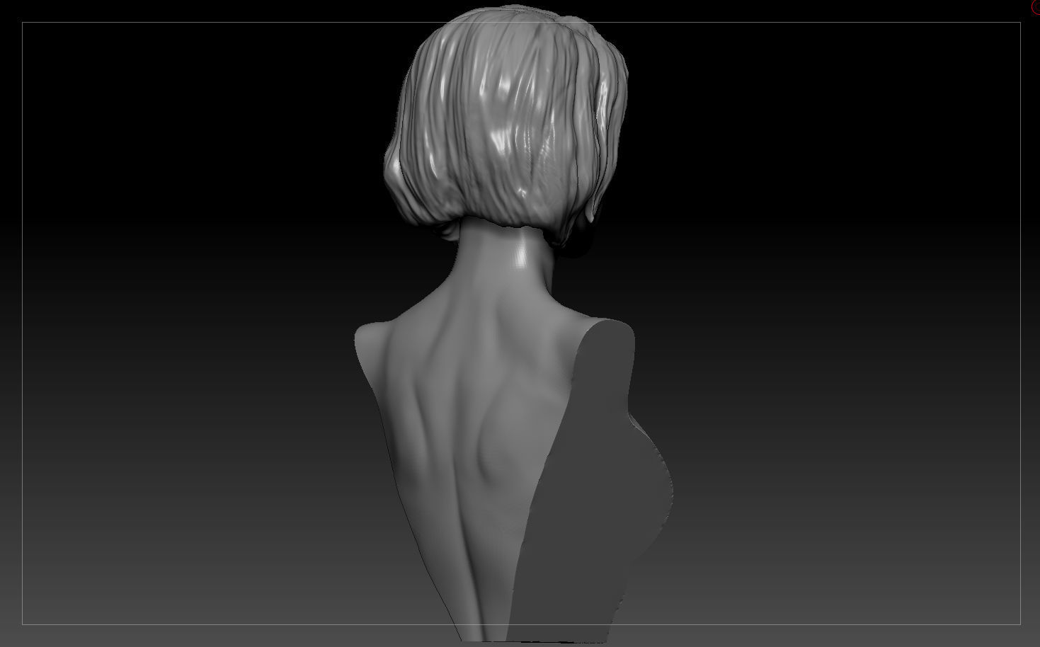 Neve Campbell as Sidney Prescott from Scream 1 2 3 4 textured 3D print model_16