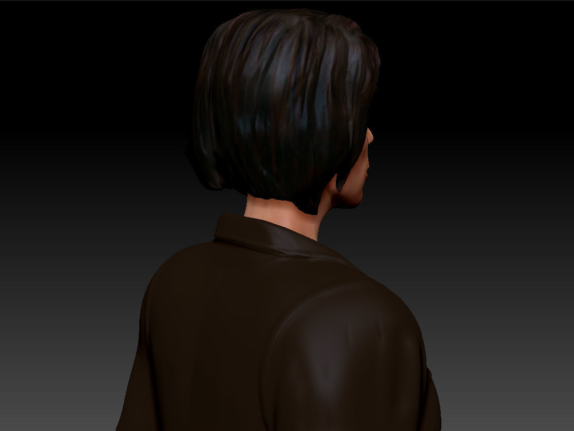 Neve Campbell as Sidney Prescott from Scream 1 2 3 4 textured 3D print model_40