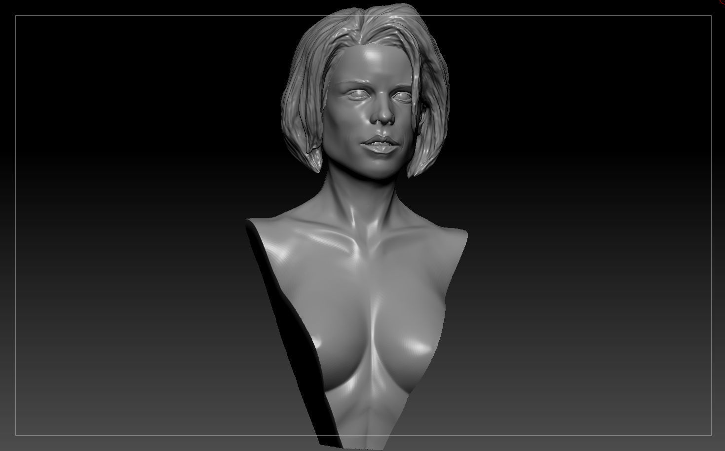 Neve Campbell as Sidney Prescott from Scream 1 2 3 4 textured 3D print model_15