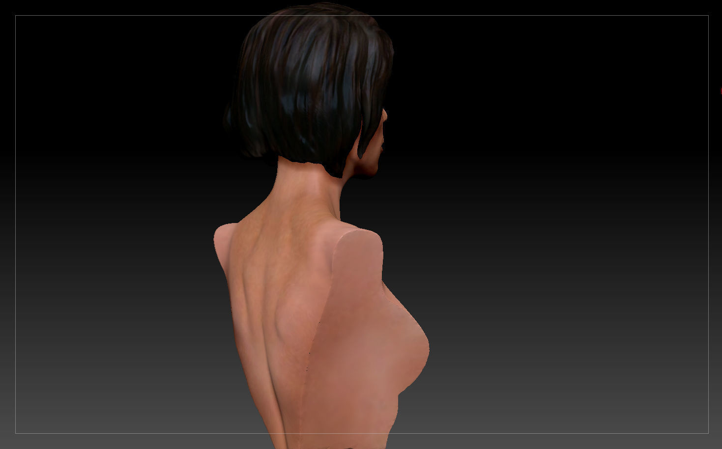 Neve Campbell as Sidney Prescott from Scream 1 2 3 4 textured 3D print model_26