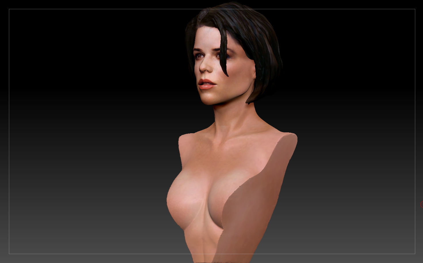 Neve Campbell as Sidney Prescott from Scream 1 2 3 4 textured 3D print model_29