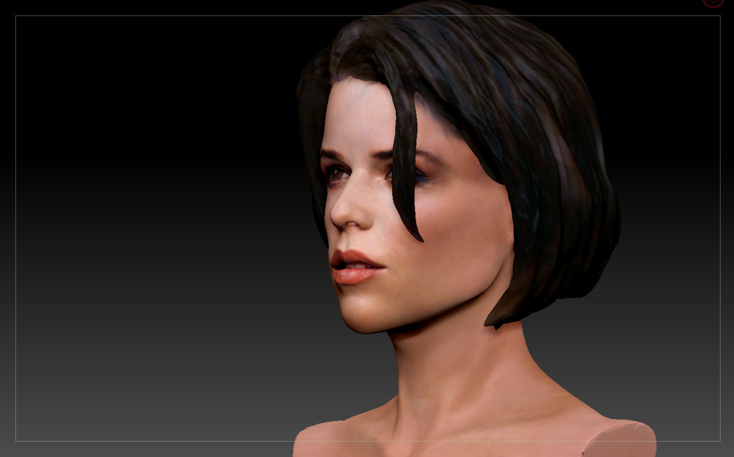 Neve Campbell as Sidney Prescott from Scream 1 2 3 4 textured 3D print model_22