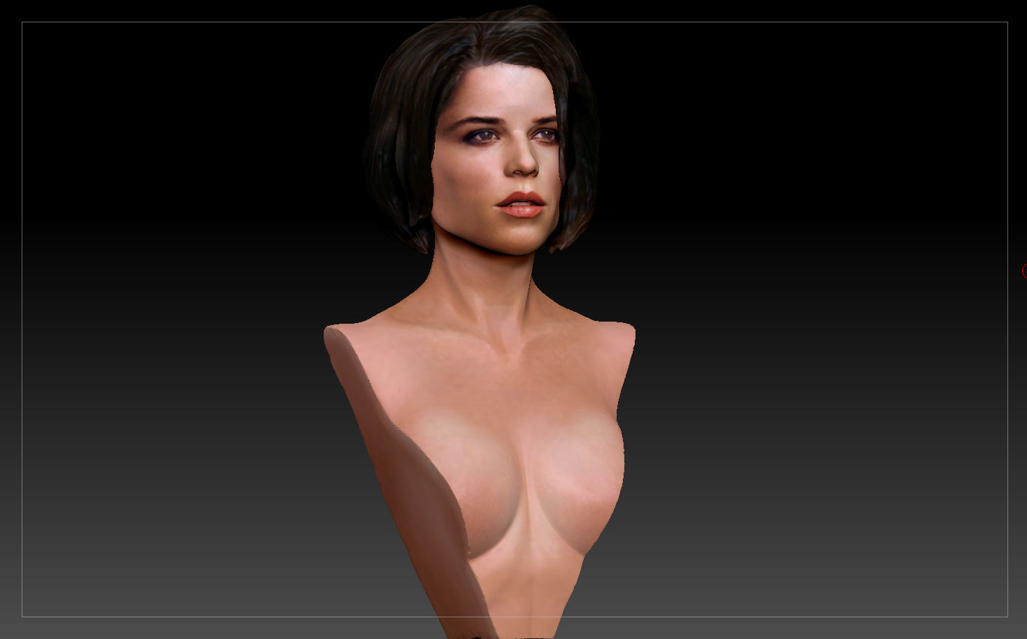 Neve Campbell as Sidney Prescott from Scream 1 2 3 4 textured 3D print model_28