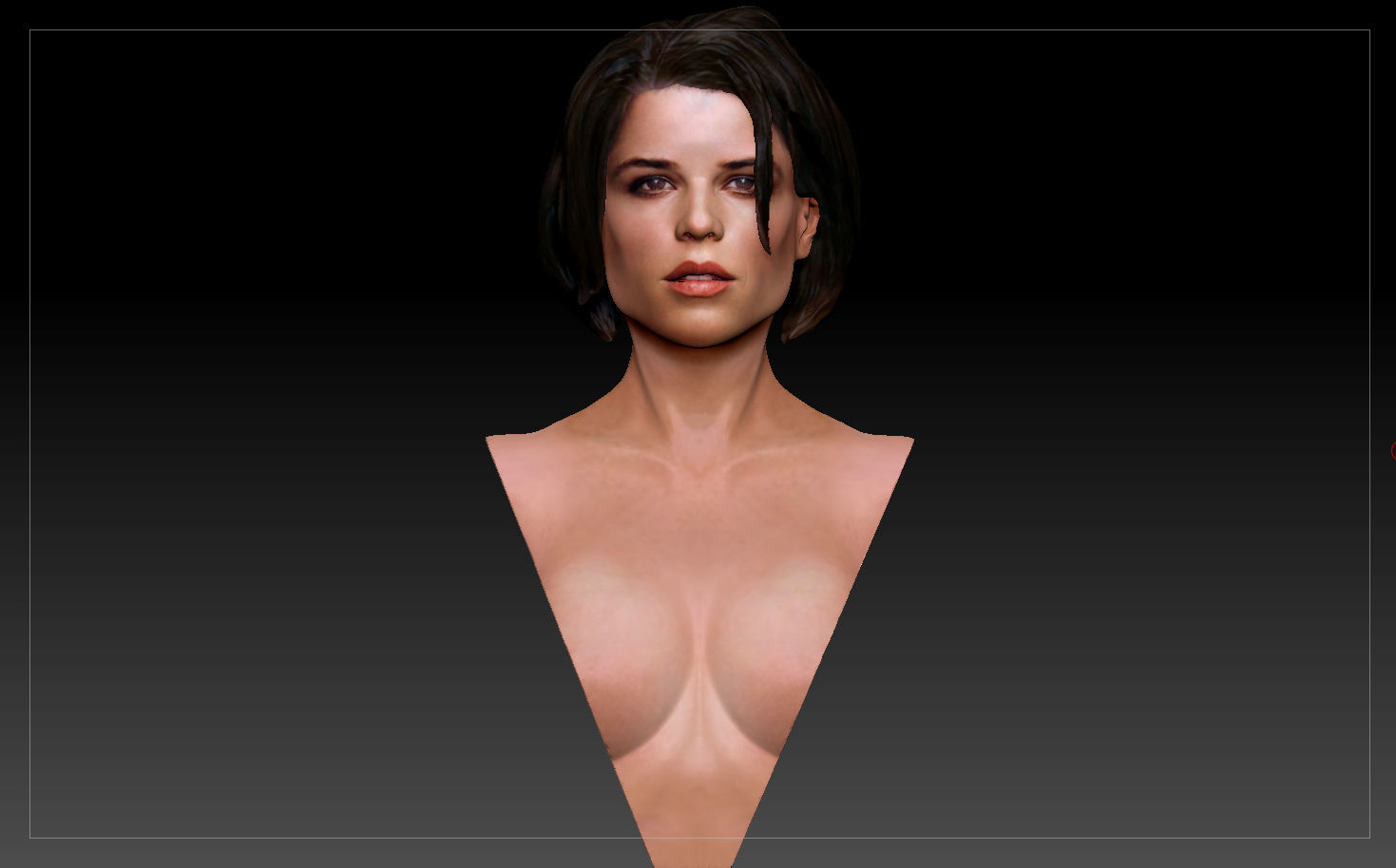 Neve Campbell as Sidney Prescott from Scream 1 2 3 4 textured 3D print model_30