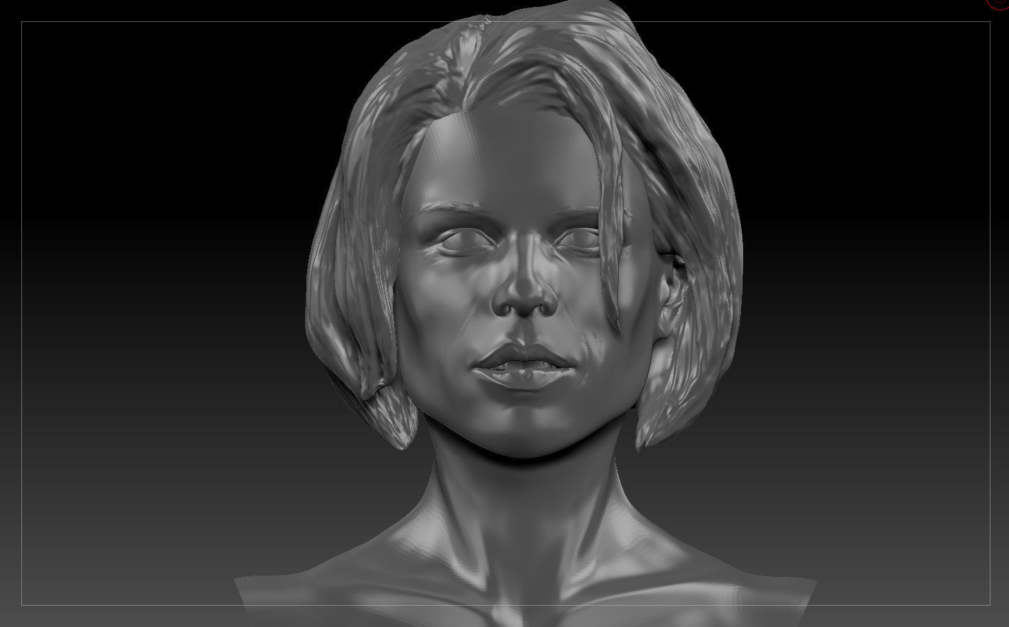 Neve Campbell as Sidney Prescott from Scream 1 2 3 4 textured 3D print model_21