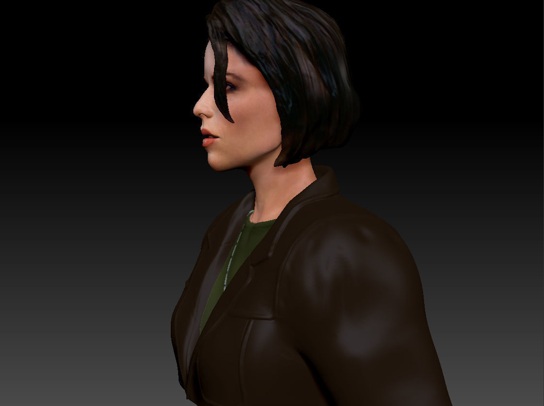 Neve Campbell as Sidney Prescott from Scream 1 2 3 4 textured 3D print model_34