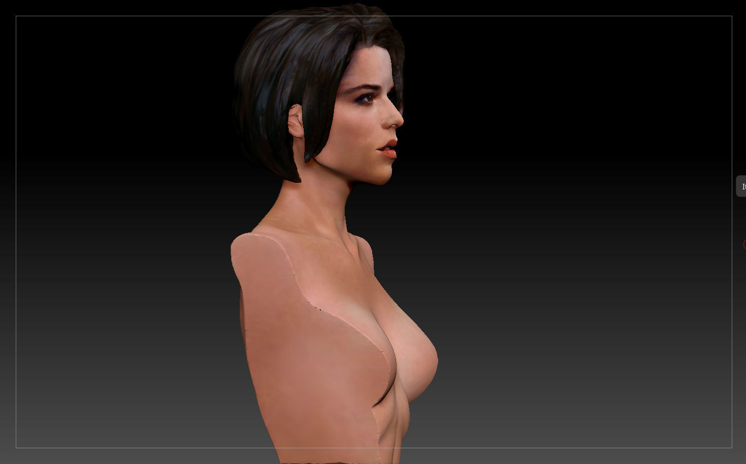 Neve Campbell as Sidney Prescott from Scream 1 2 3 4 textured 3D print model_27
