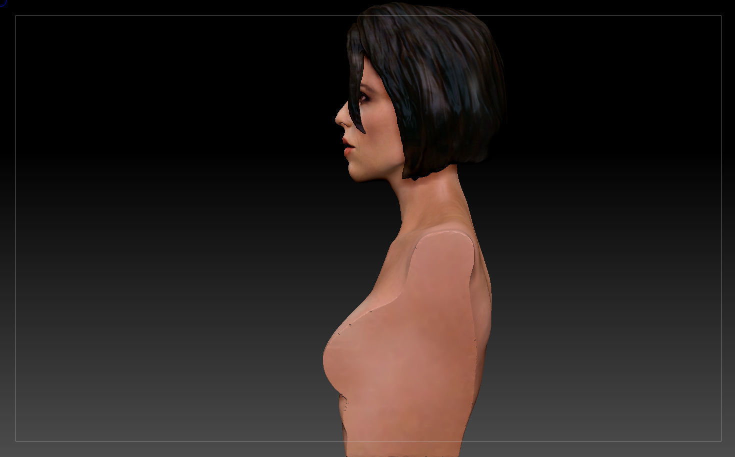 Neve Campbell as Sidney Prescott from Scream 1 2 3 4 textured 3D print model_25