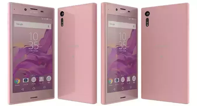 Sony Xperia XZ Deep pink 3D model