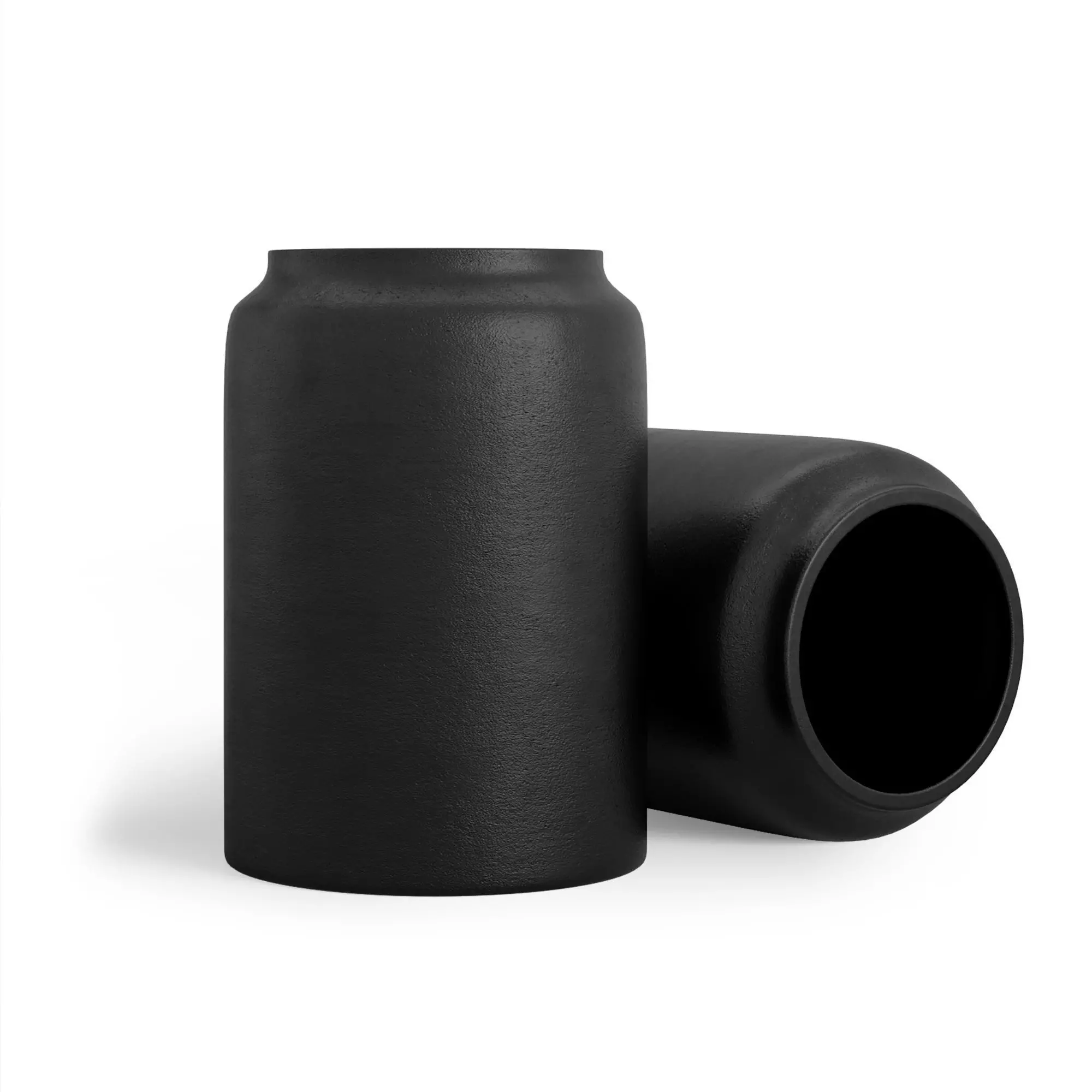 DECO VASE Tall Black Frost Free 3D model_0