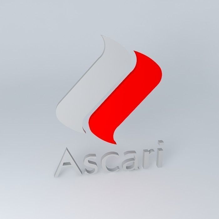 Ascari Logo Free 3D model_2