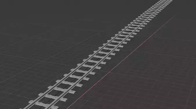 Railway with curve