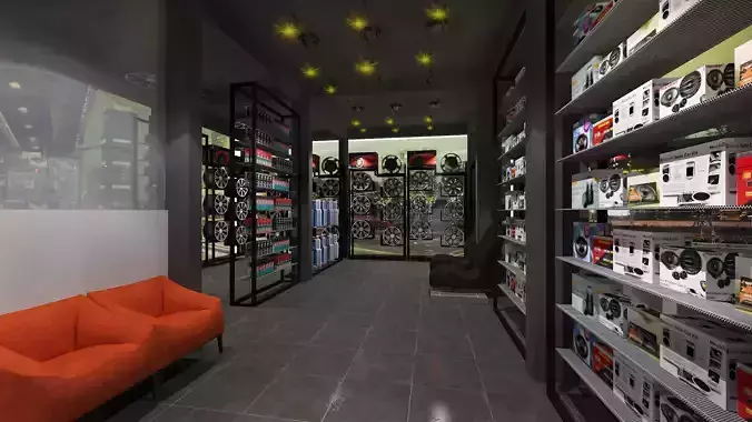 wheel alignment Low-poly 3D model