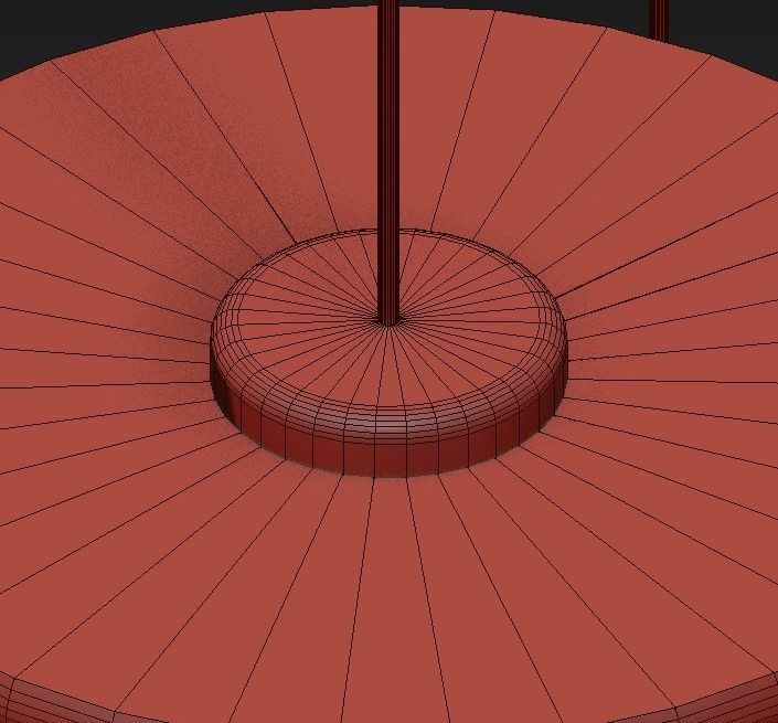 Cloth modern pendant lights 3D model_9