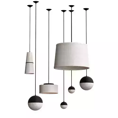 Cloth modern pendant lights