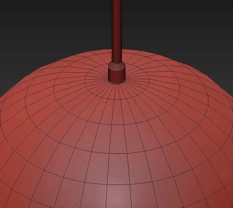 Cloth modern pendant lights 3D model_8