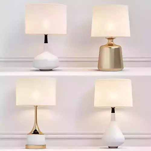 Table lamp in gold