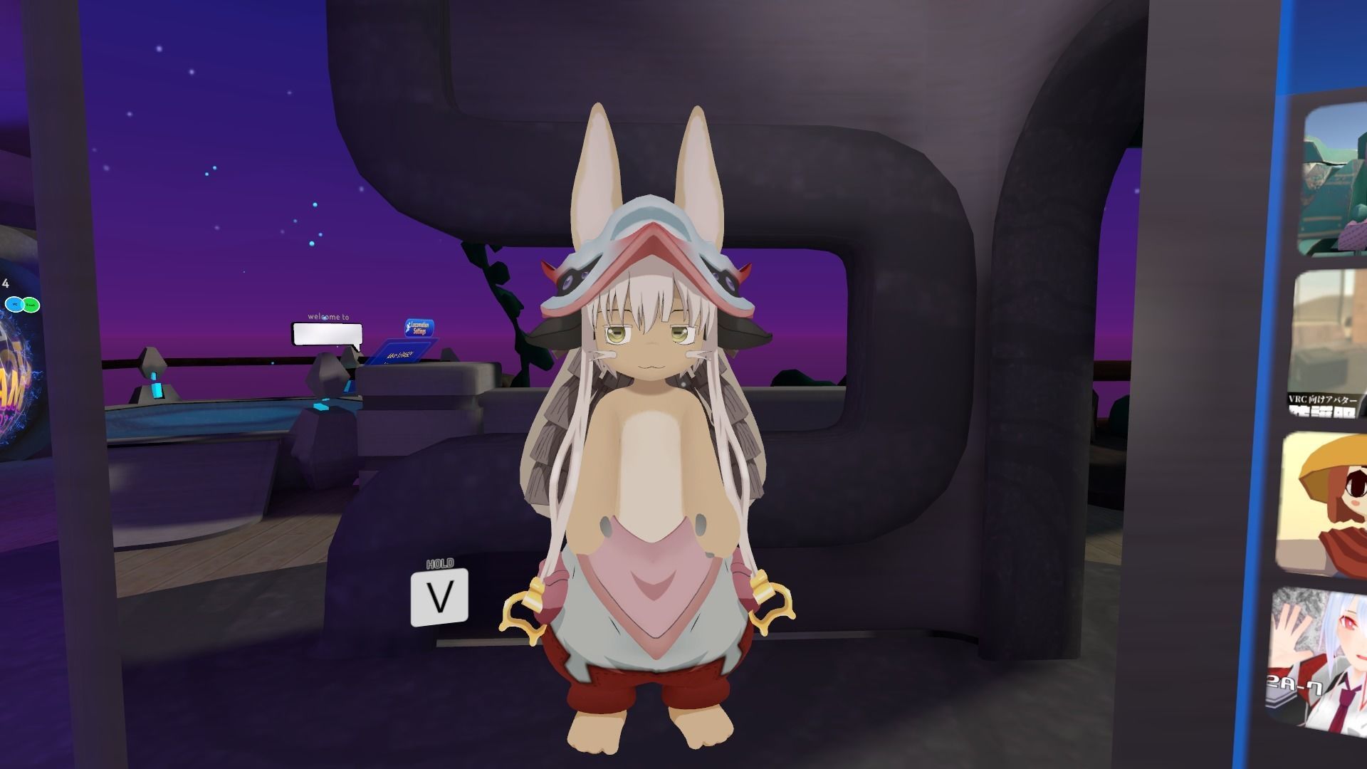 Rigged Nanachi Made in Abyss 3D model_8