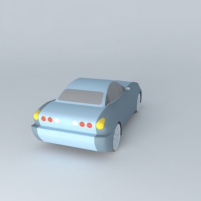 Radical Cyan Free 3D model_1