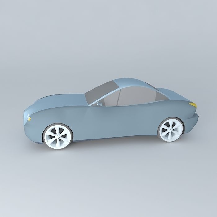Radical Cyan Free 3D model_2