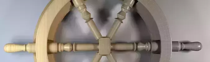 ship steering Free 3D model