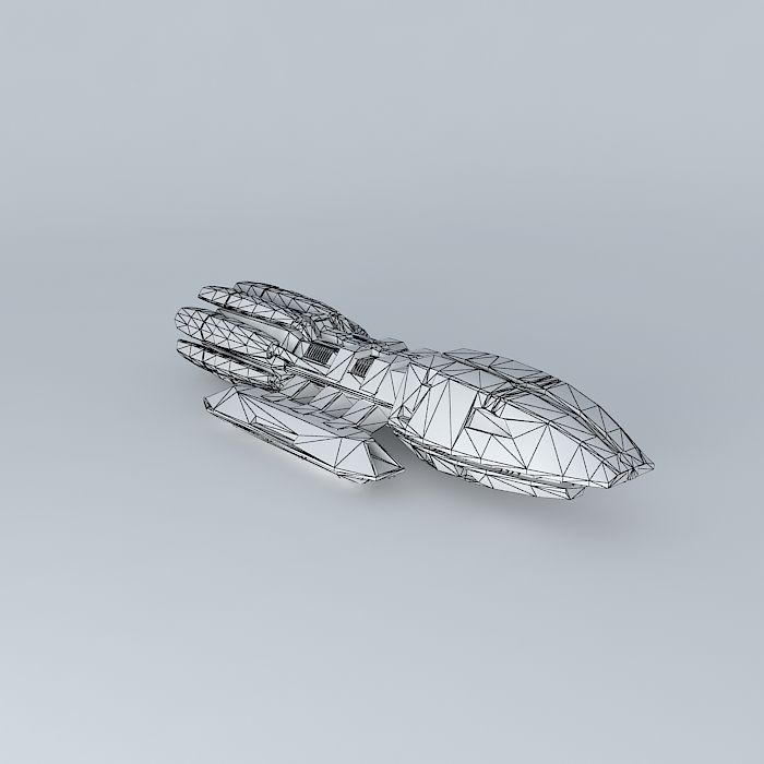 Battlestar Pegasus TNS Free 3D model_3