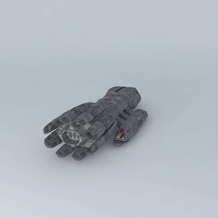 Battlestar Pegasus TNS Free 3D model_1