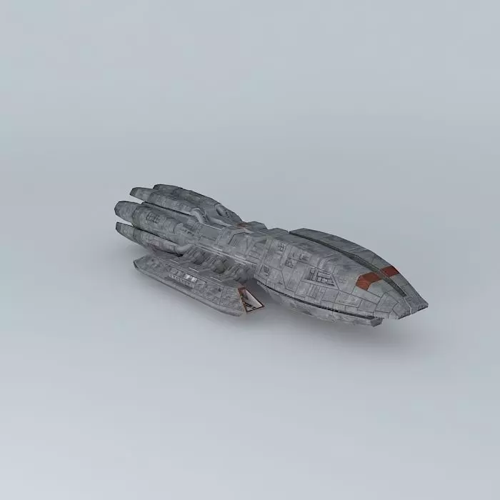 Battlestar Pegasus TNS Free 3D model_0