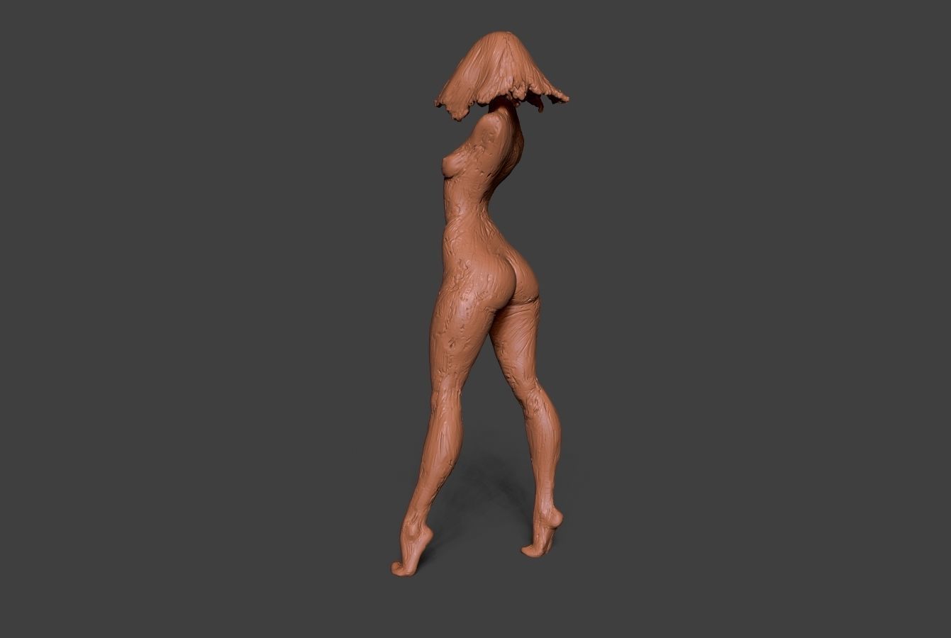 Clay Girl 2 3D print model_1