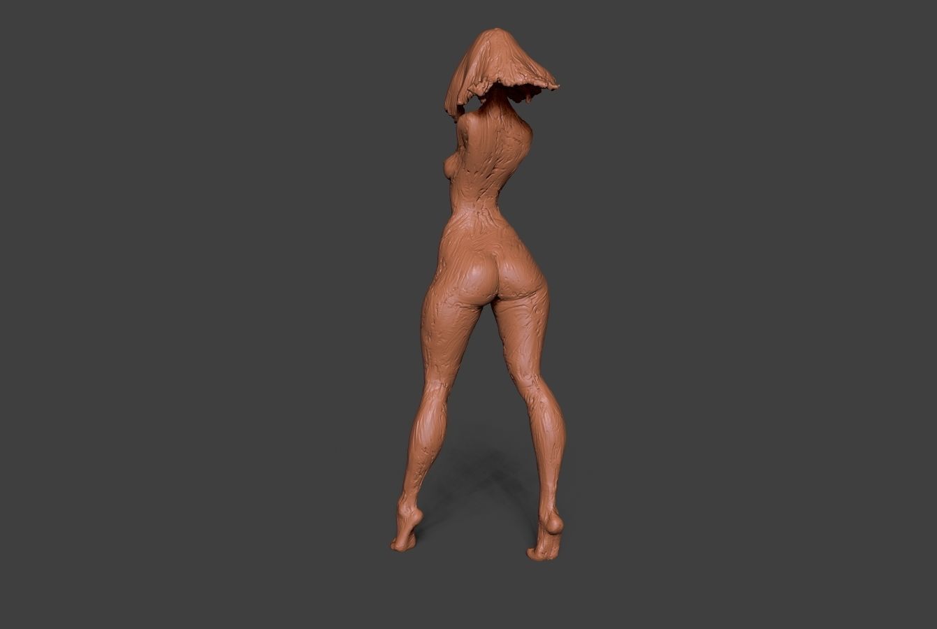 Clay Girl 2 3D print model_3