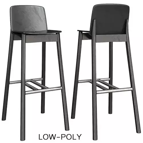 Bar stool PROP H-4390 low poly 3d model