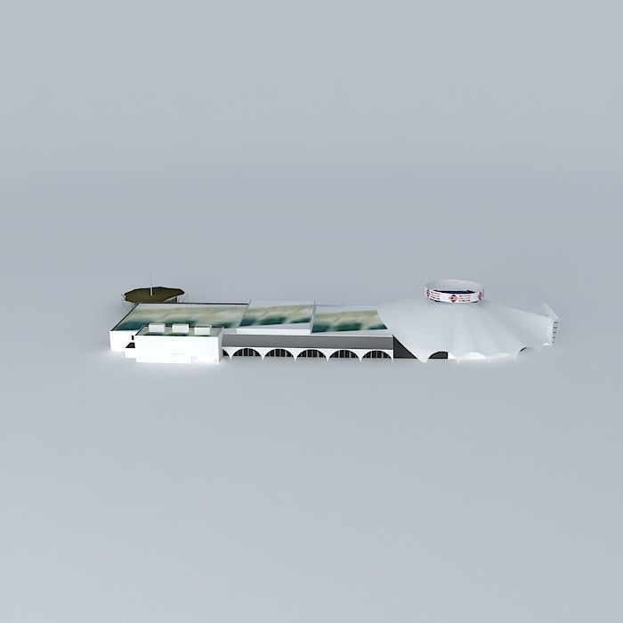 Expo Center Pecs Free 3D model_1
