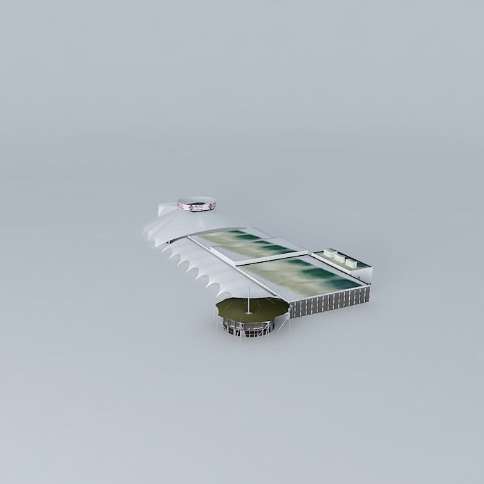 Expo Center Pecs Free 3D model_2