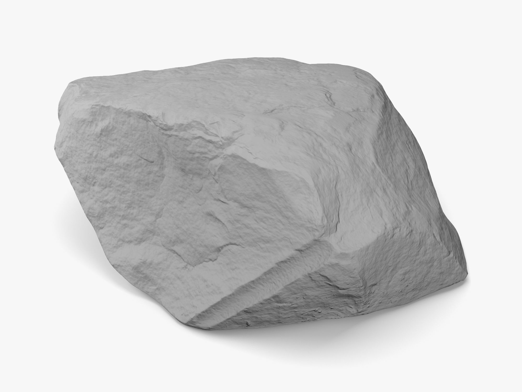 Bay Ridge Rock - 8K Scan Low-poly 3D model_5